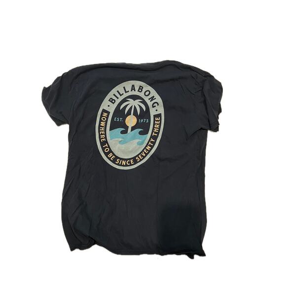 Billabong Black T-Shirt Mens S - Picture 2 of 3